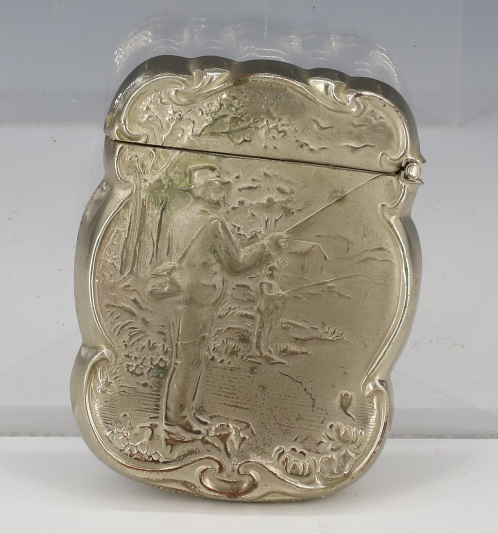 STERLING SILVER MATCH CASE (1 of 3)