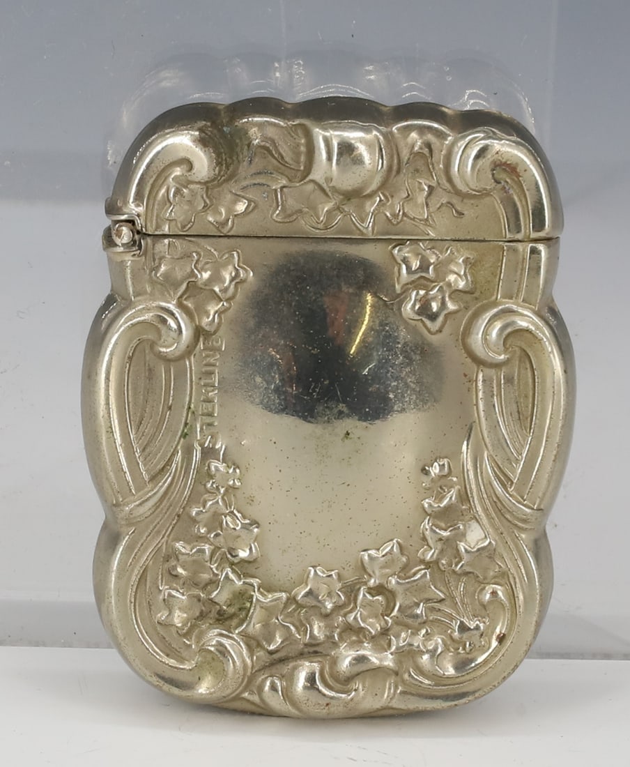 STERLING SILVER MATCH CASE - 2