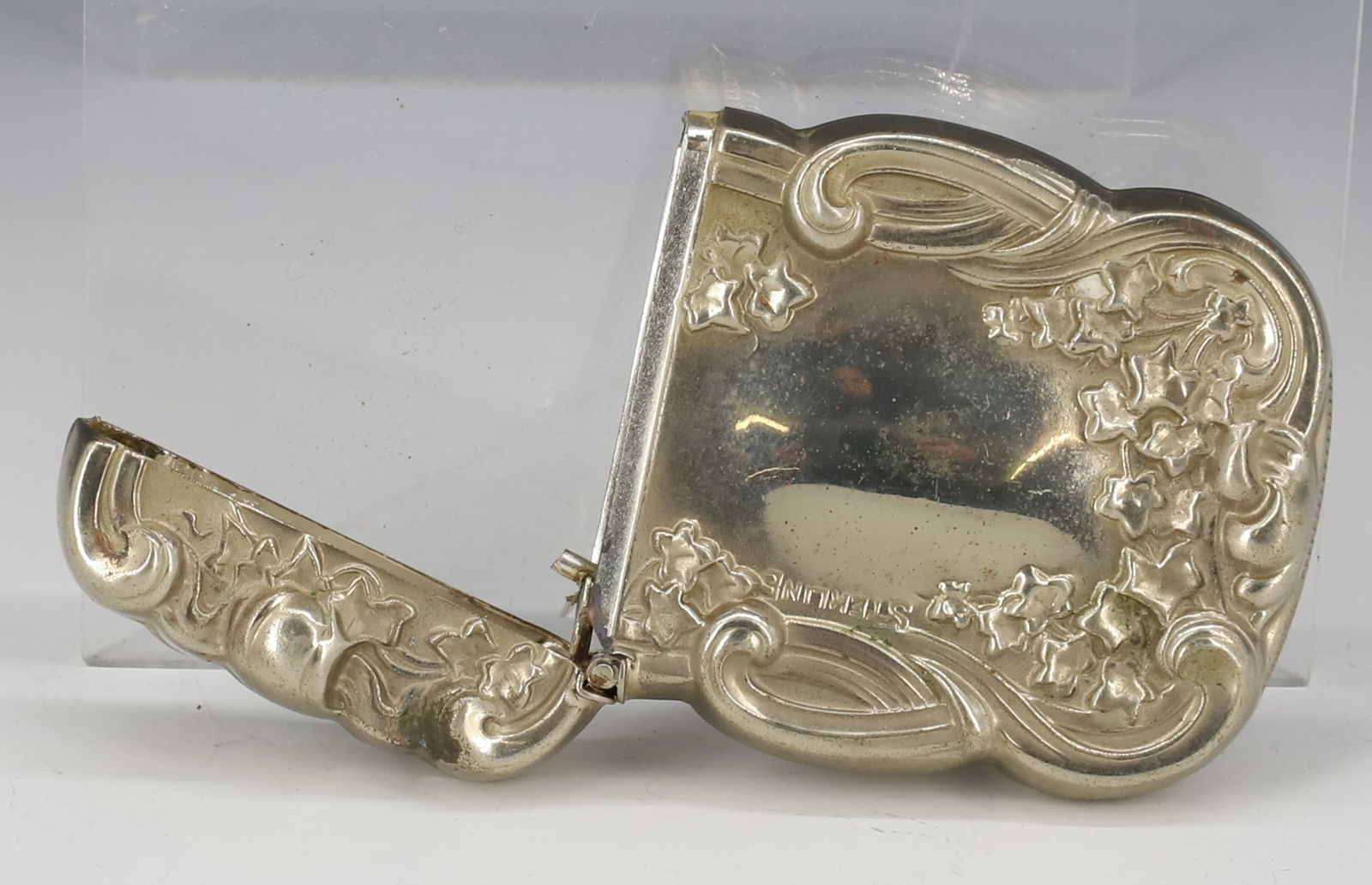 STERLING SILVER MATCH CASE - 3