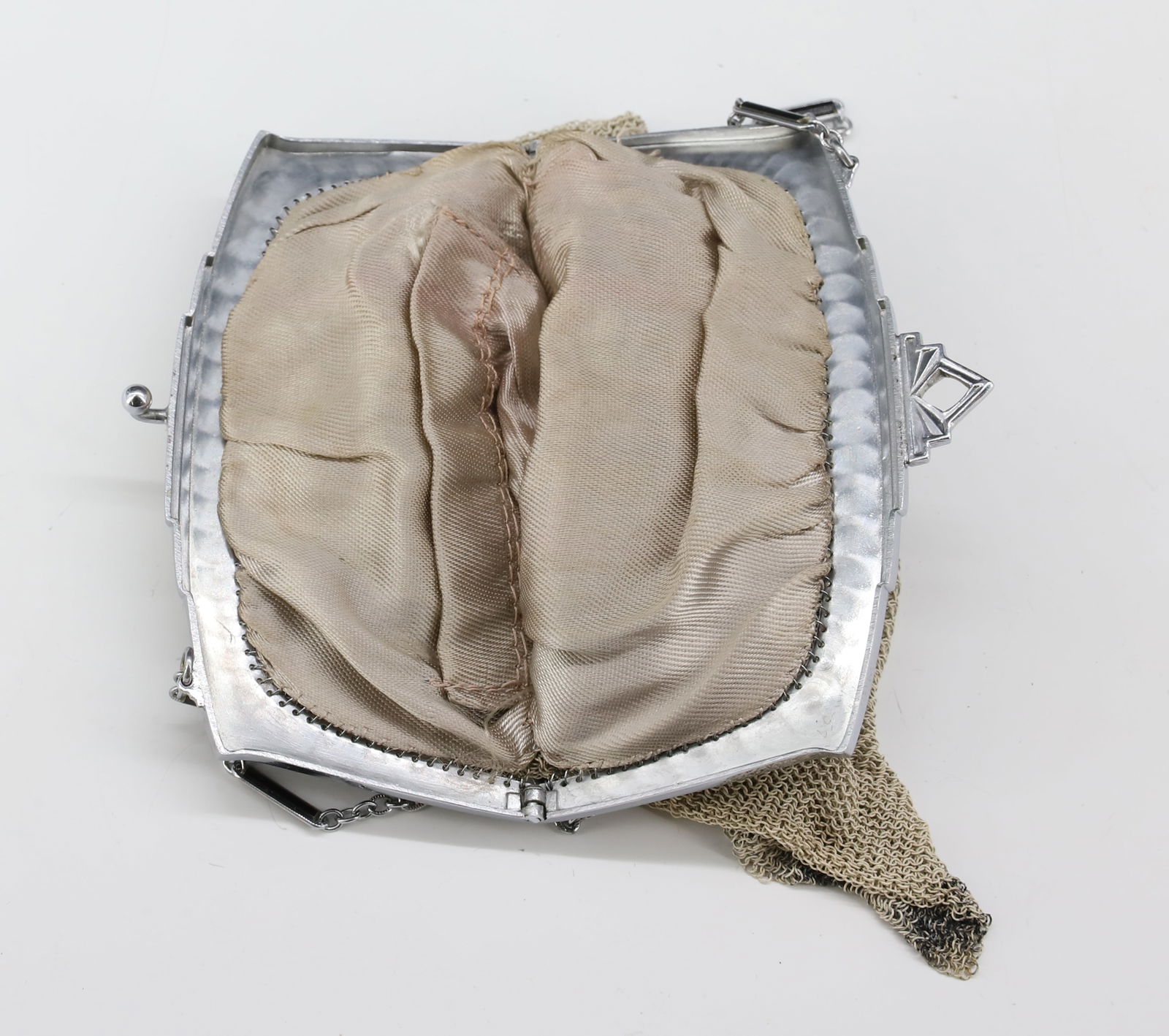 (3) ART DECO MESH PURSES/COMPACT - 4