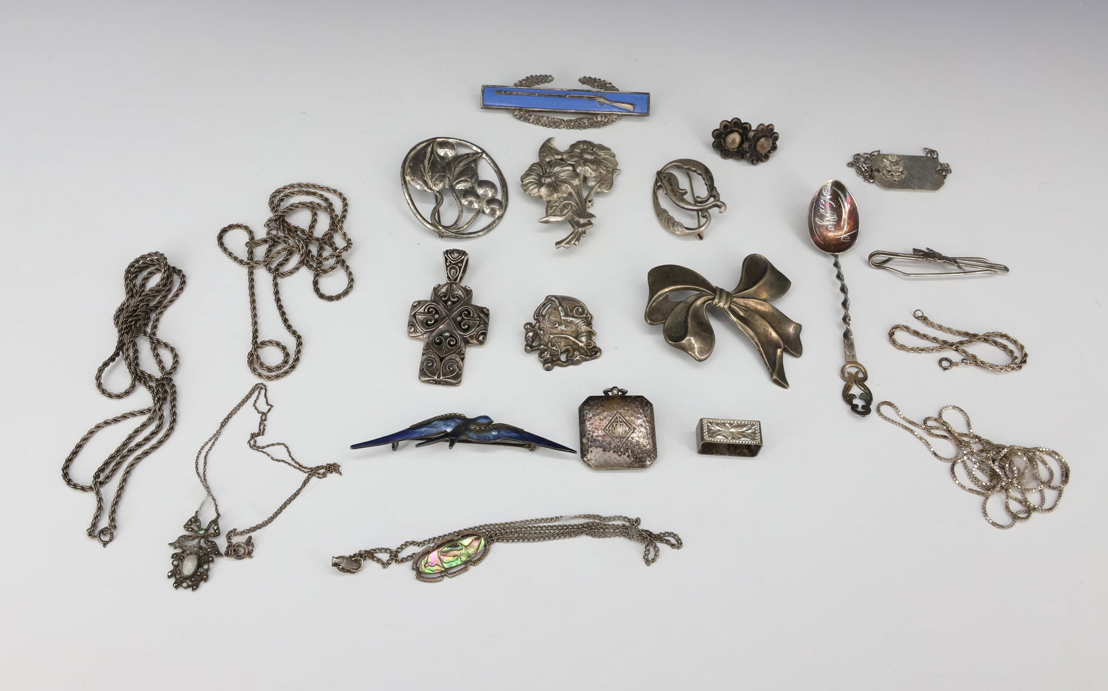 STERLING SILVER JEWELRY LOT (1 of 8)