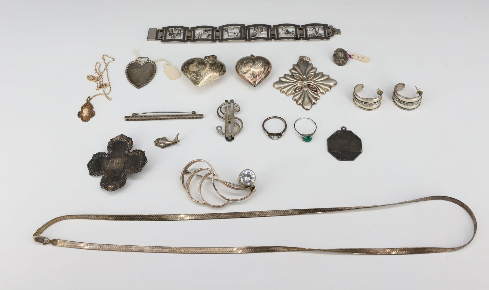 STERLING SILVER JEWELRY LOT (1 of 7)