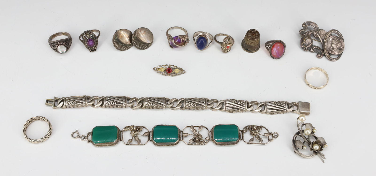 STERLING SILVER JEWELRY LOT (1 of 5)