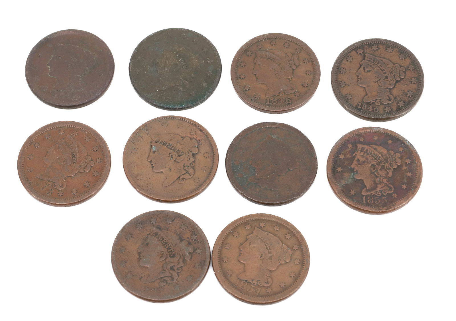 EARLY LARGE CENT LOT (1 of 4)