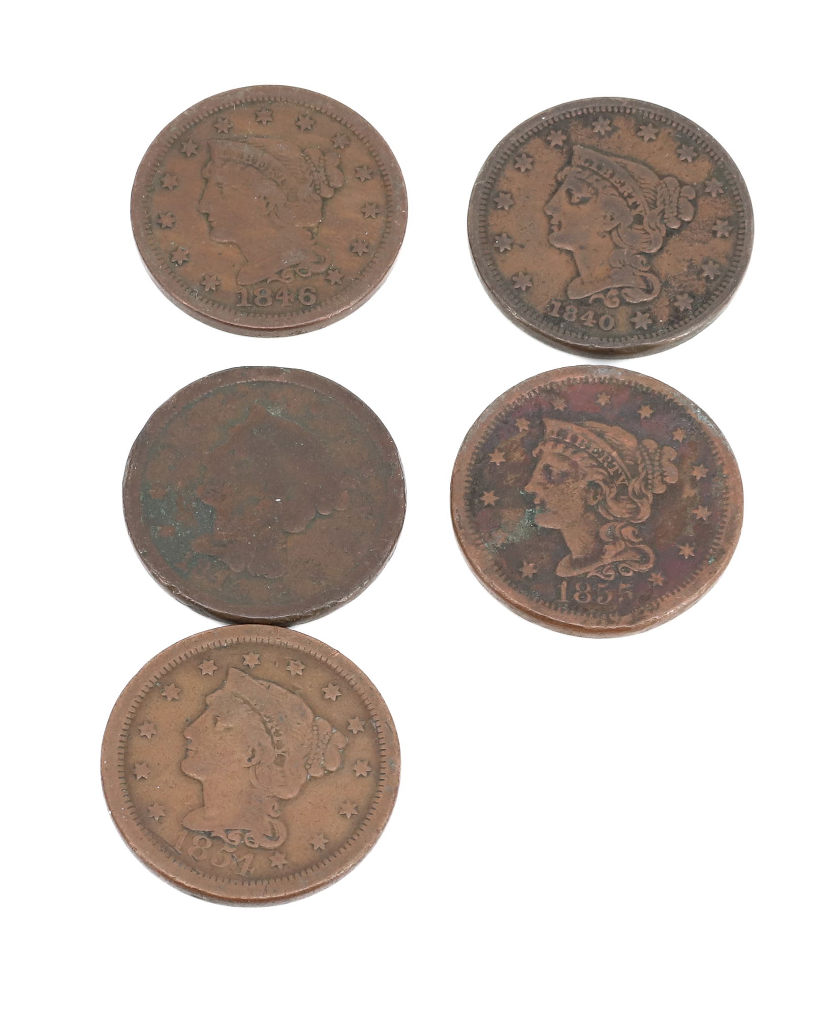 EARLY LARGE CENT LOT - 3