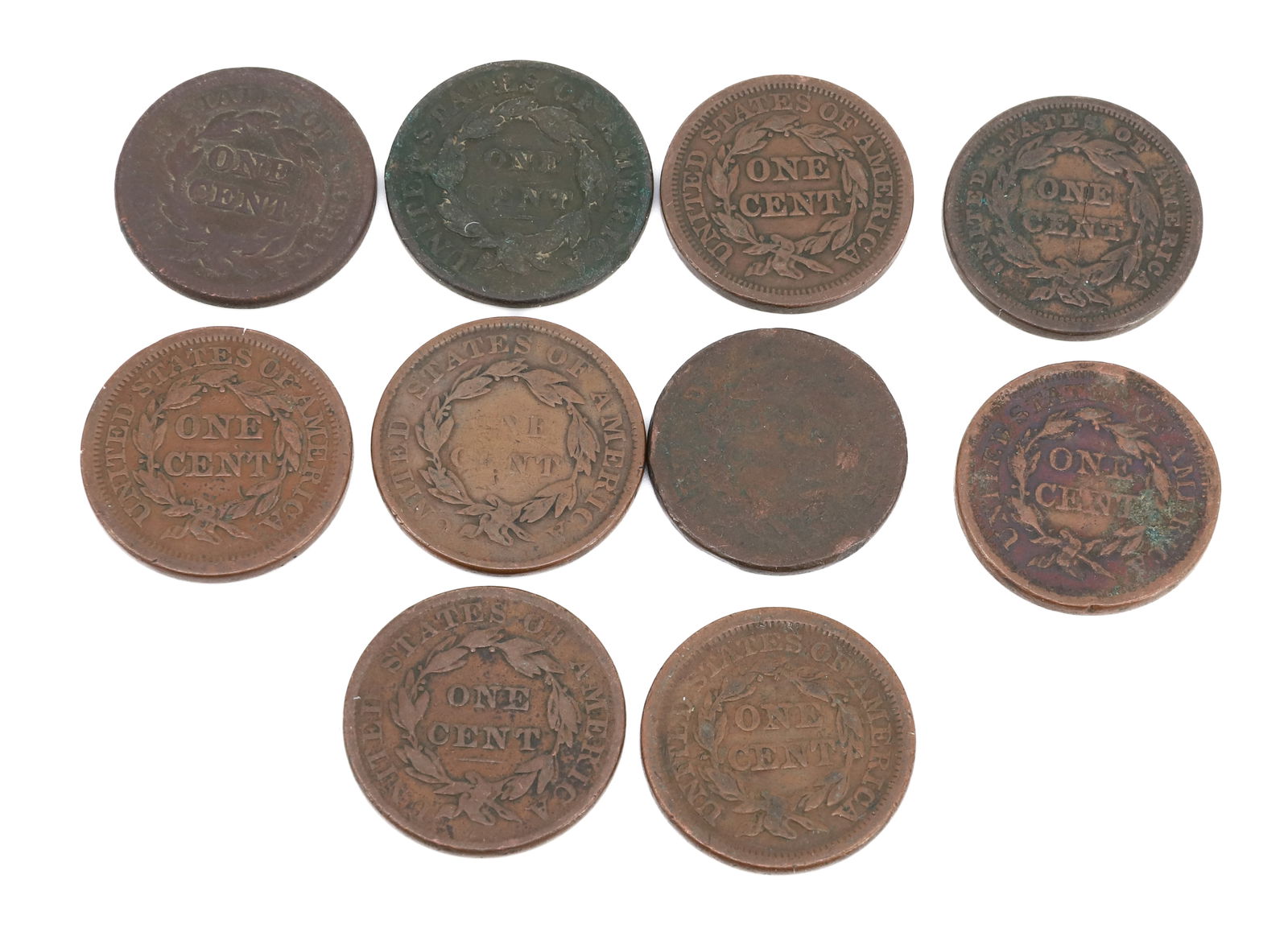 EARLY LARGE CENT LOT - 4
