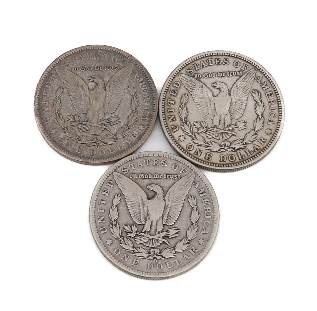 (3) MORGAN DOLLARS - 2