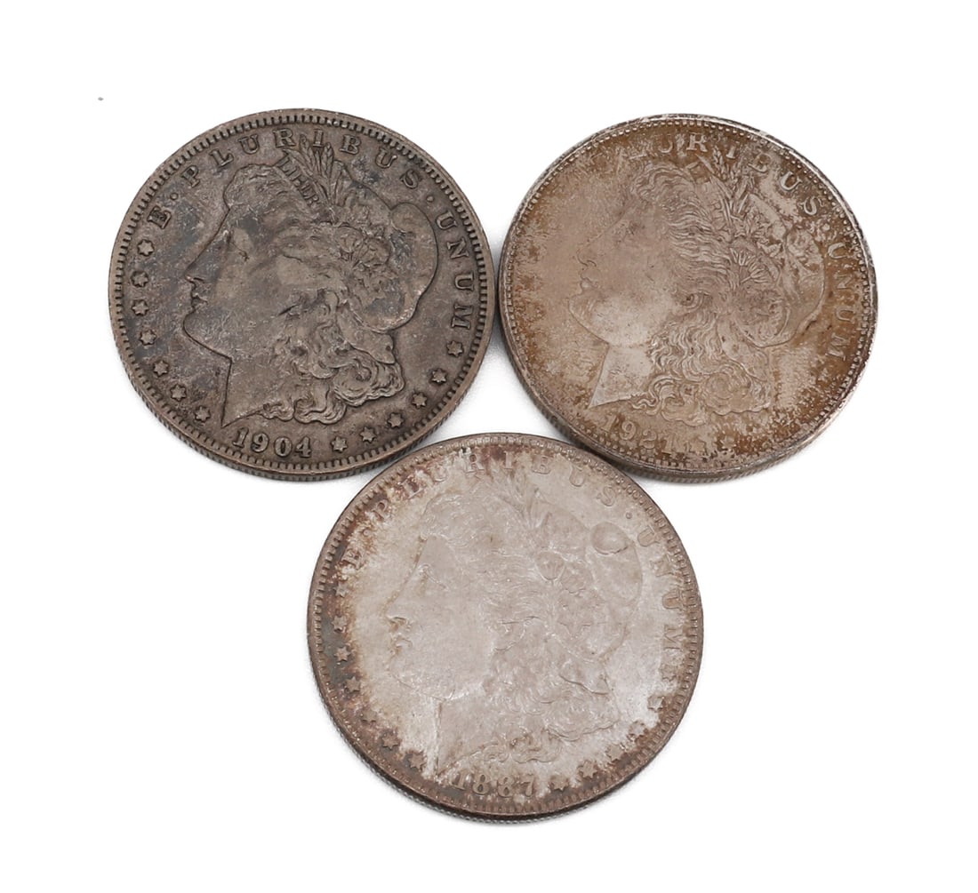 (3) MORGAN DOLLARS (1 of 2)