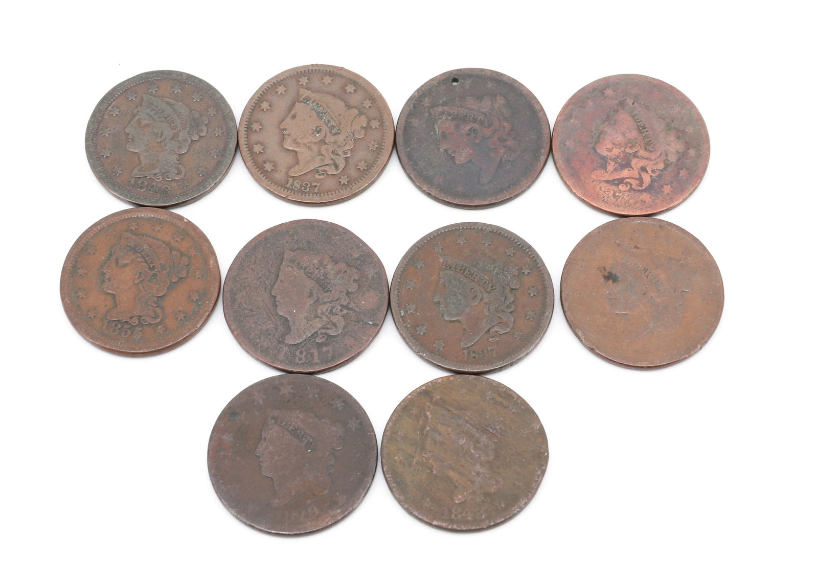 EARLY LARGE CENT LOT (1 of 4)