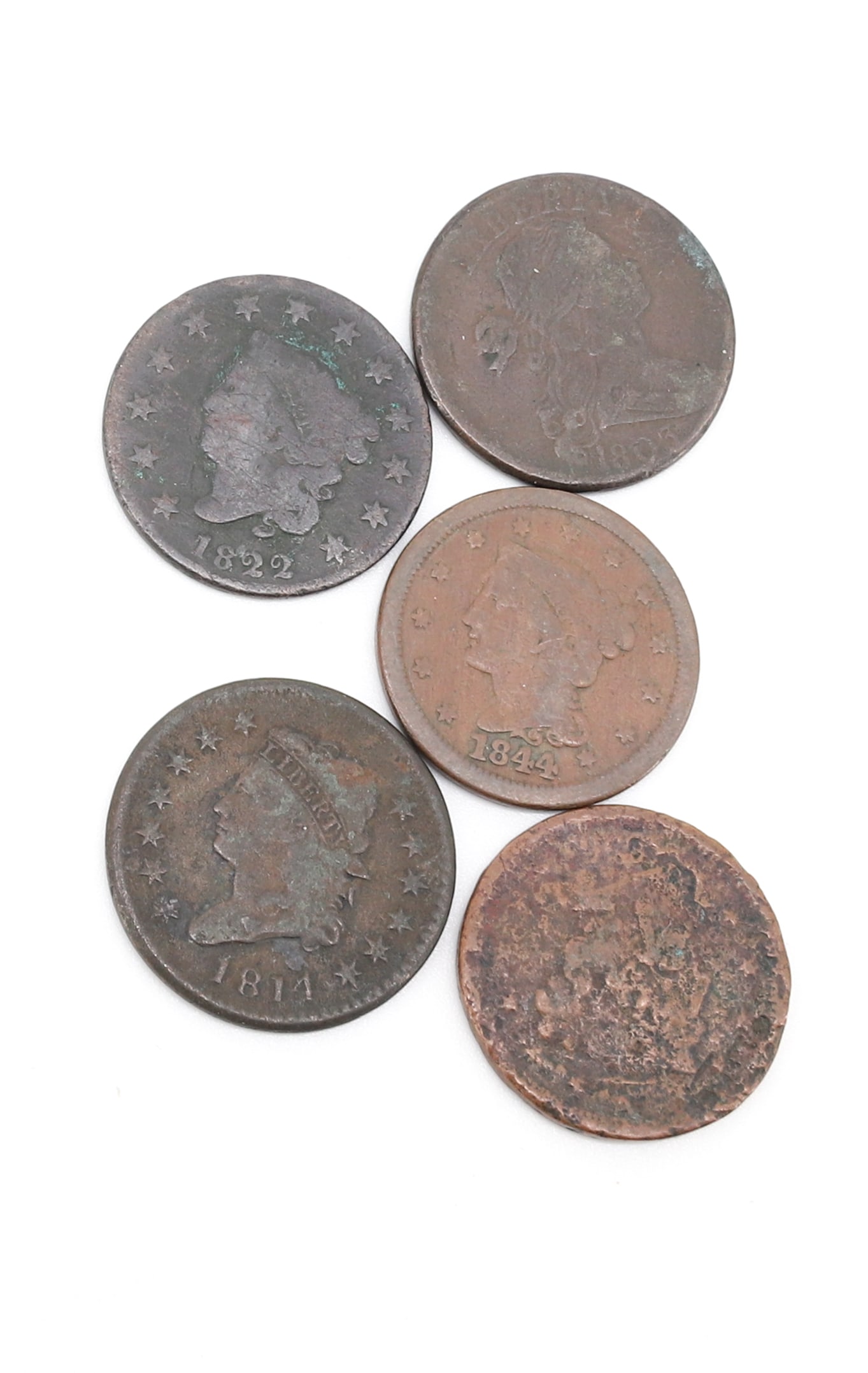 EARLY LARGE CENT LOT - 4