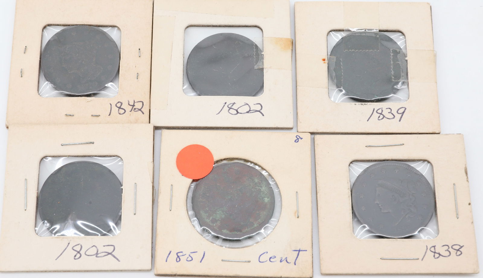 EARLY LARGE CENT LOT - 4