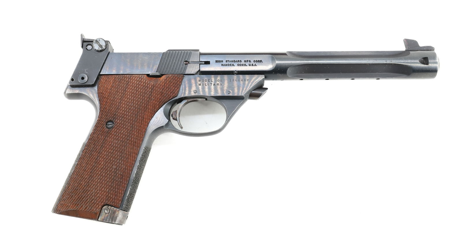 HIGH STANDARD MODEL 106 MILITARY PISTOL (1 of 8)