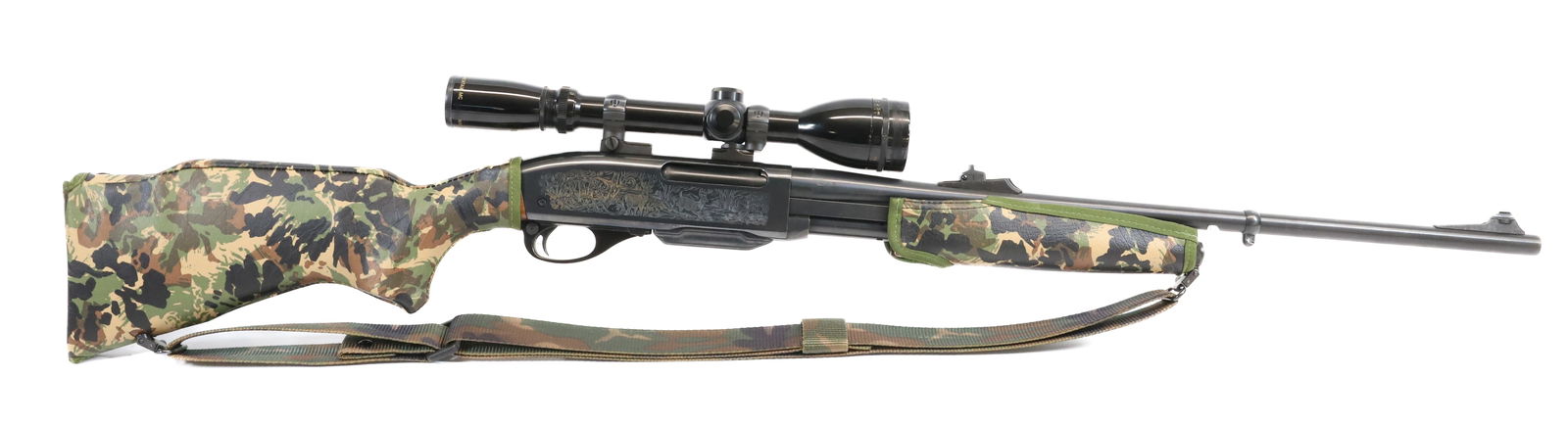 REMINGTON MODEL 7600 PUMP ACTION RIFLE (1 of 9)