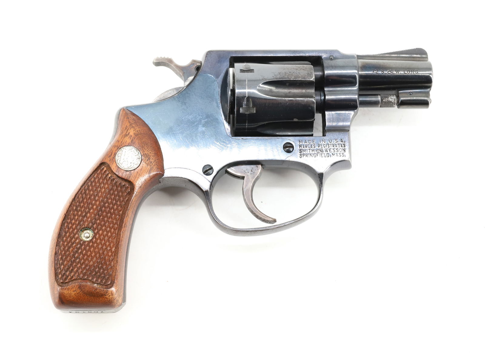 SMITH AND WESSON MODEL 30 SNUB NOSE REVOLVER (1 of 5)