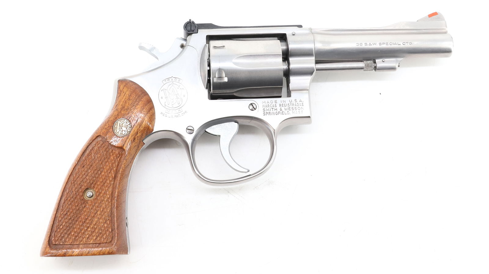 SMITH AND WESSON MODEL 67-1 STAINLESS REVOLVER (1 of 8)