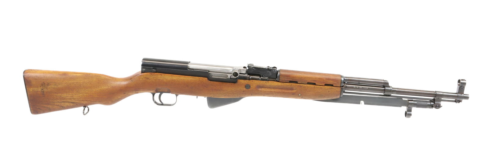 YUGOSLAV MILITARY ARSENAL SKS TYPE 59 CARBINE: 7.62 X 39 RUSSIAN, SERIAL# C-49001, WITH BAYONET - C.A.I. THIS GUN REQUIRES REGISTRATION OR AN FFL TRANSFER TO PURCHASE PLEASE READ CAREFULLY BEFORE BIDDING. ALL PAYMENTS MUST BE MADE BEFORE ITEMS