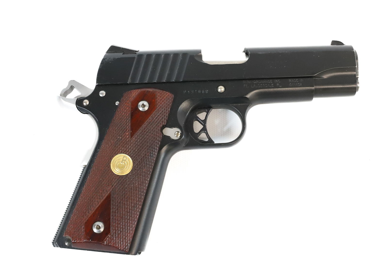 PARA LCT MODEL 1911 PISTOL: 45 ACP, SERIAL# P131669, 4" BARREL WITH EXTRA CLIP AND CASE THIS GUN REQUIRES REGISTRATION OR AN FFL TRANSFER TO PURCHASE PLEASE READ CAREFULLY BEFORE BIDDING. ALL PAYMENTS MUST BE MADE BEFORE