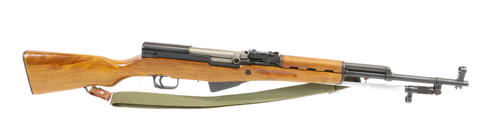 CHINESE MILITARY SKS RIFLE: 7.62 X 39 CAL, SERIAL# 24018209, WITH BAYONET AND SLING THIS GUN REQUIRES REGISTRATION OR AN FFL TRANSFER TO PURCHASE PLEASE READ CAREFULLY BEFORE BIDDING. ALL PAYMENTS MUST BE MADE BEFORE ITEMS