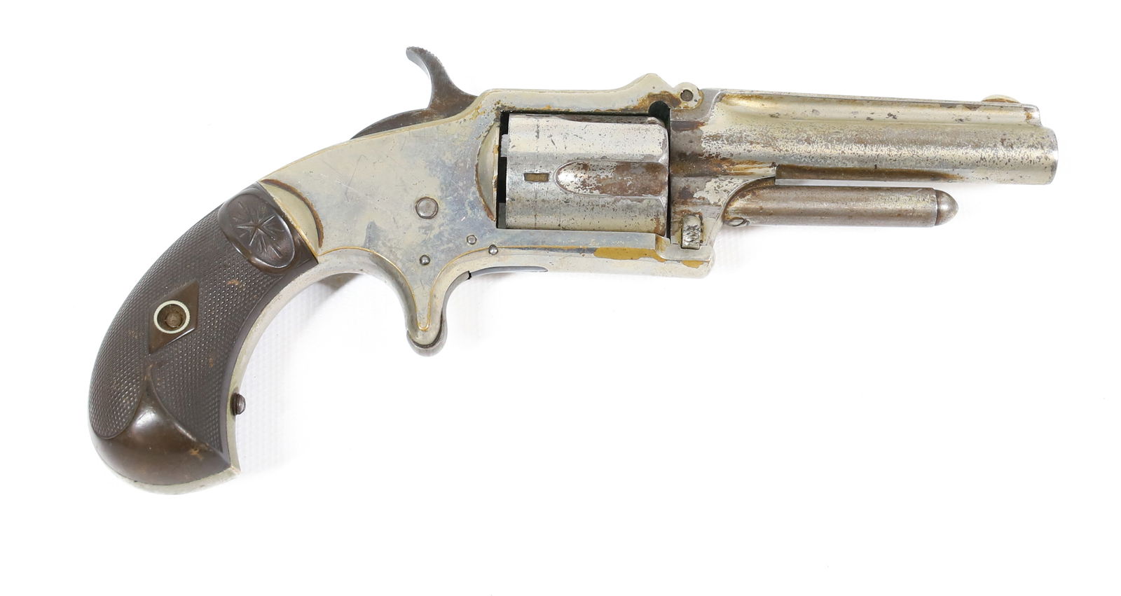 ANTIQUE MARLIN STANDARD REVOLVER: 30 CAL, NSN, 3" BARREL ANTIQUE OR BLACK POWDER, NO REGISTRATION OR TRANSFER REQUIRED PLEASE READ CAREFULLY BEFORE BIDDING. ALL PAYMENTS MUST BE MADE BEFORE ITEMS CAN BE SHIPPED. BUYERS CAN PAY