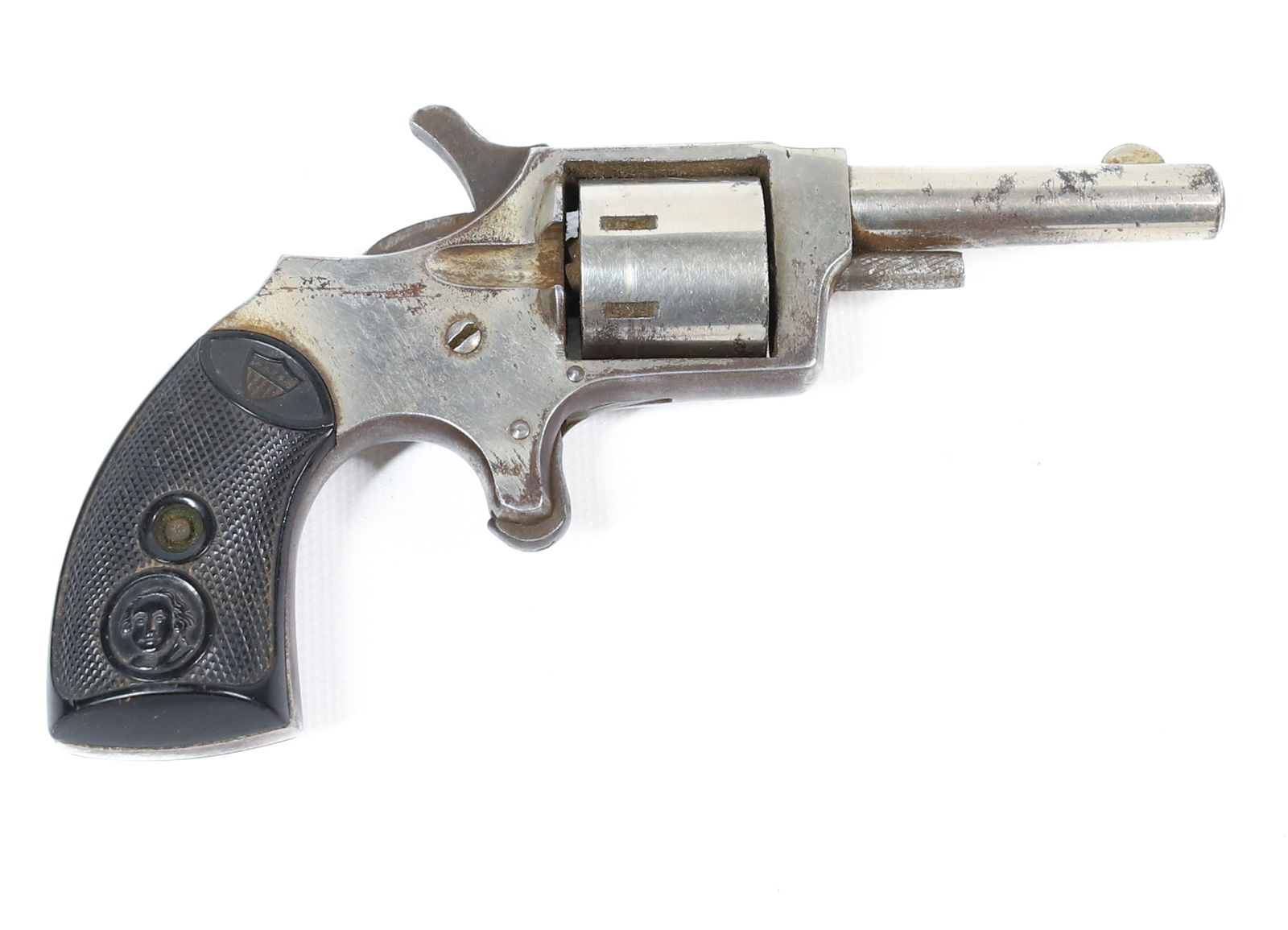 ANTIQUE LIBERTY POCKET REVOLVER: 22 CAL, NSN - 2 1/4" BARREL ANTIQUE OR BLACK POWDER, NO REGISTRATION OR TRANSFER REQUIRED PLEASE READ CAREFULLY BEFORE BIDDING. ALL PAYMENTS MUST BE MADE BEFORE ITEMS CAN BE SHIPPED. BUYERS CAN