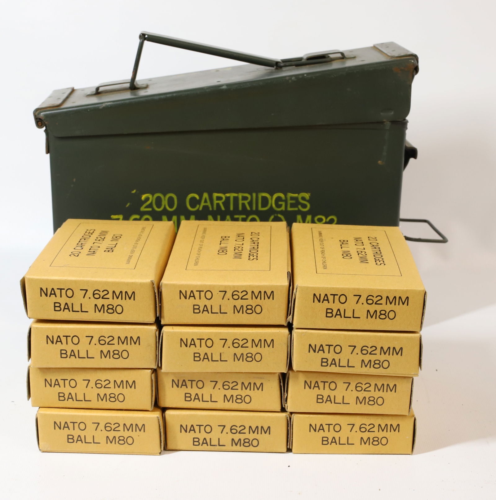 7.62 X 51 NATO, KOREAN AMMO: 12 BOXES OF 20 PLEASE READ CAREFULLY BEFORE BIDDING. ALL PAYMENTS MUST BE MADE BEFORE ITEMS CAN BE SHIPPED. BUYERS CAN PAY VIA LIVE AUCTIONEERS PAYMENT CENTER IF HAVING ITEMS SHIPPED OR WITH CASH, CHE