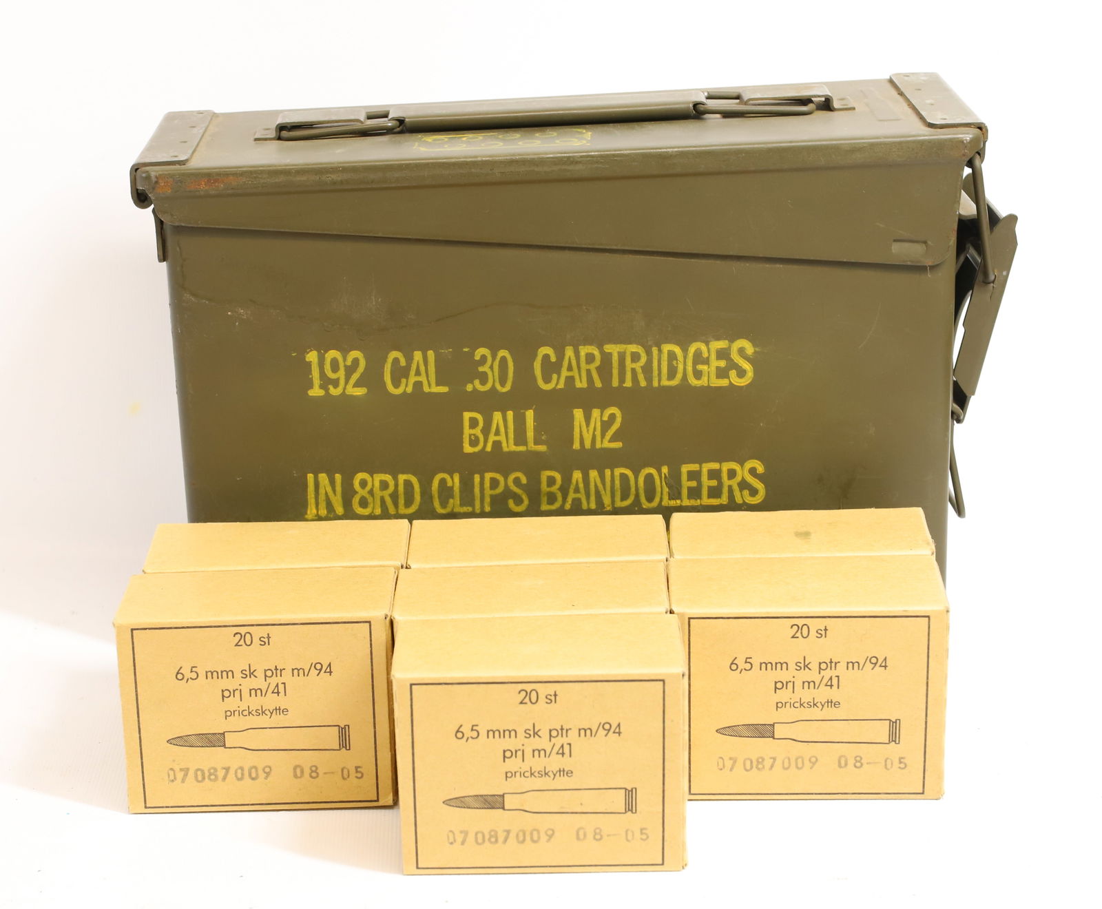 6.5 X 55 SWEDISH AMMO LOT (1 of 3)