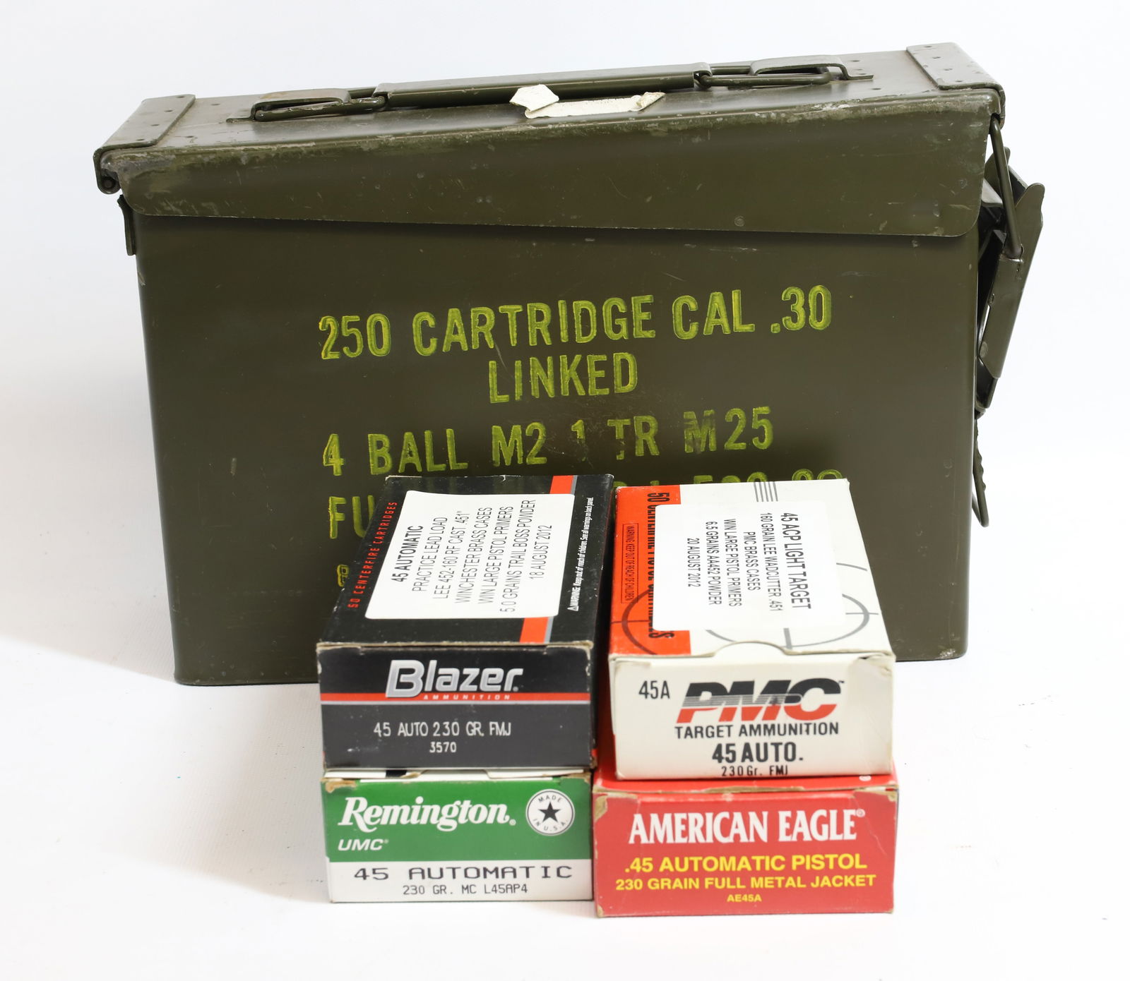 45 ACP, TARGET LOAD AMMO LOT (1 of 3)