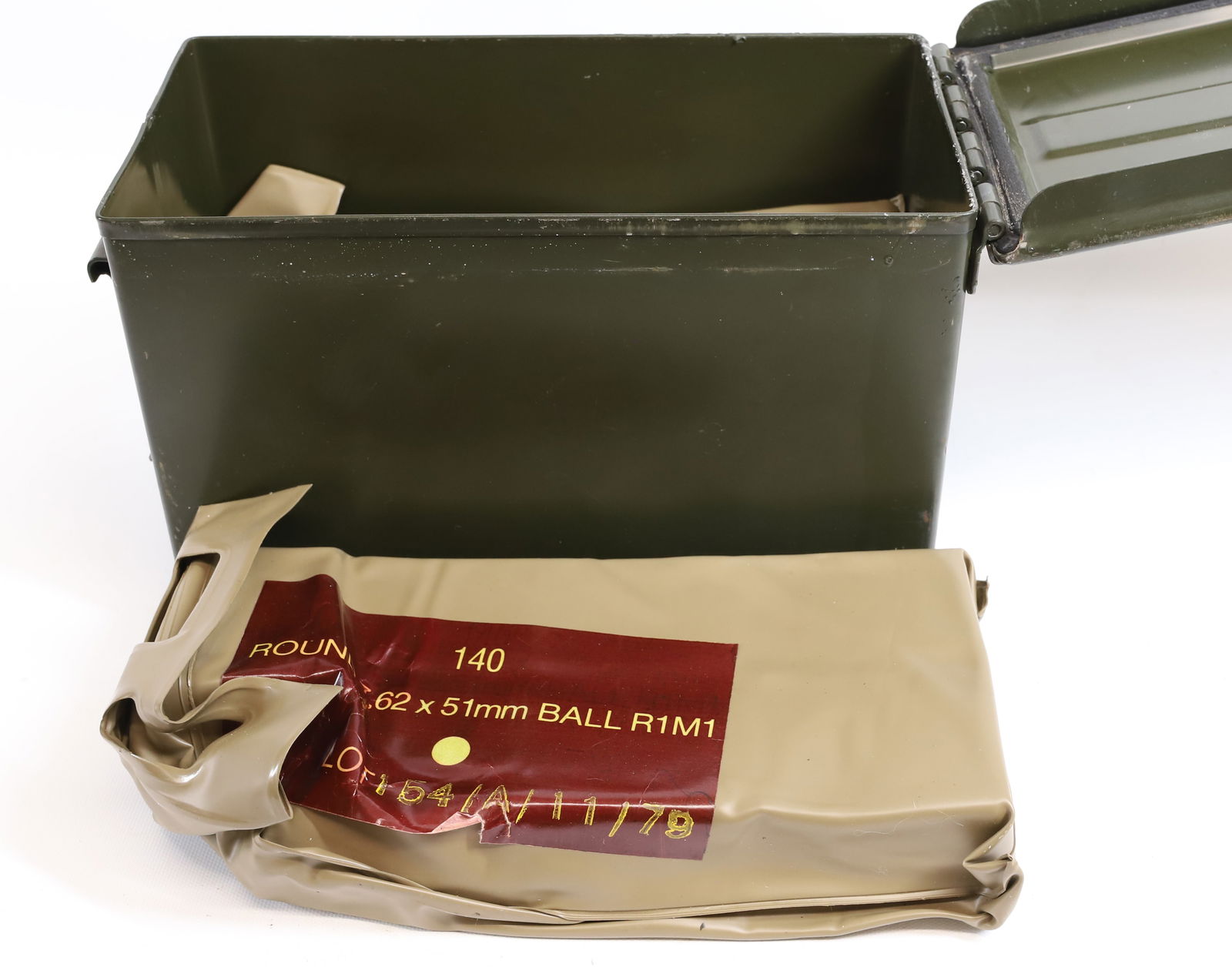 7.62 X 51 NATO, SOUTH AFRICAN: FMJ, 200 ROUNDS, APPROX. PLEASE READ CAREFULLY BEFORE BIDDING. ALL PAYMENTS MUST BE MADE BEFORE ITEMS CAN BE SHIPPED. BUYERS CAN PAY VIA LIVE AUCTIONEERS PAYMENT CENTER IF HAVING ITEMS SHIPPED OR
