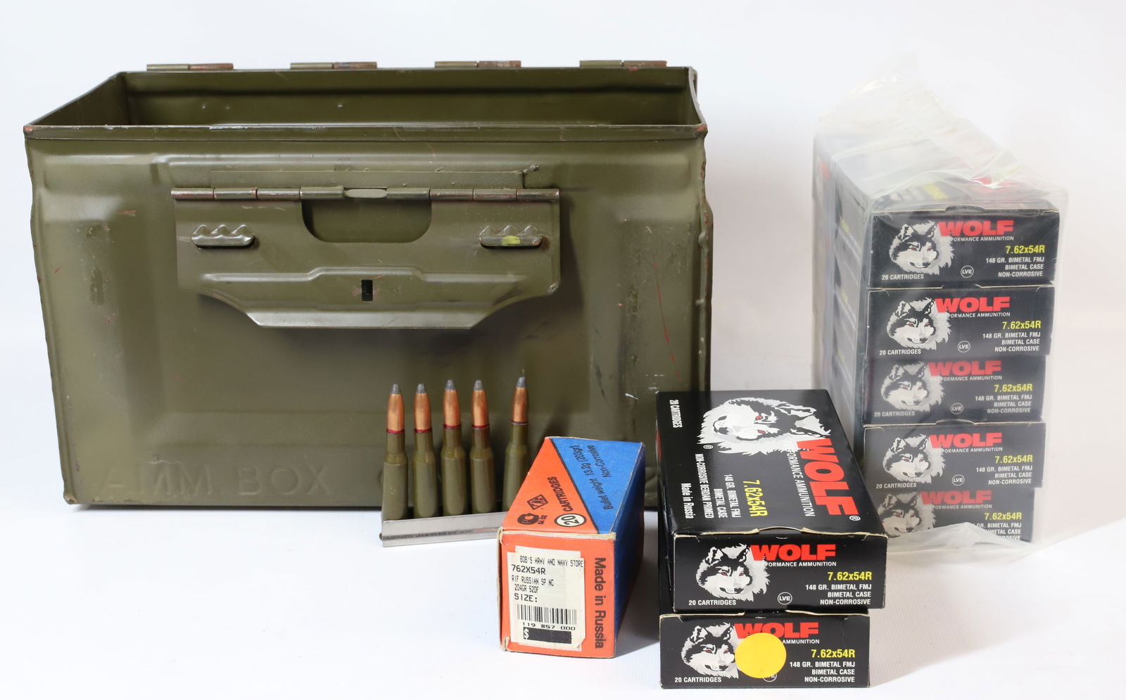 7.62 X 54 R RUSSIAN AMMO LOT (1 of 4)