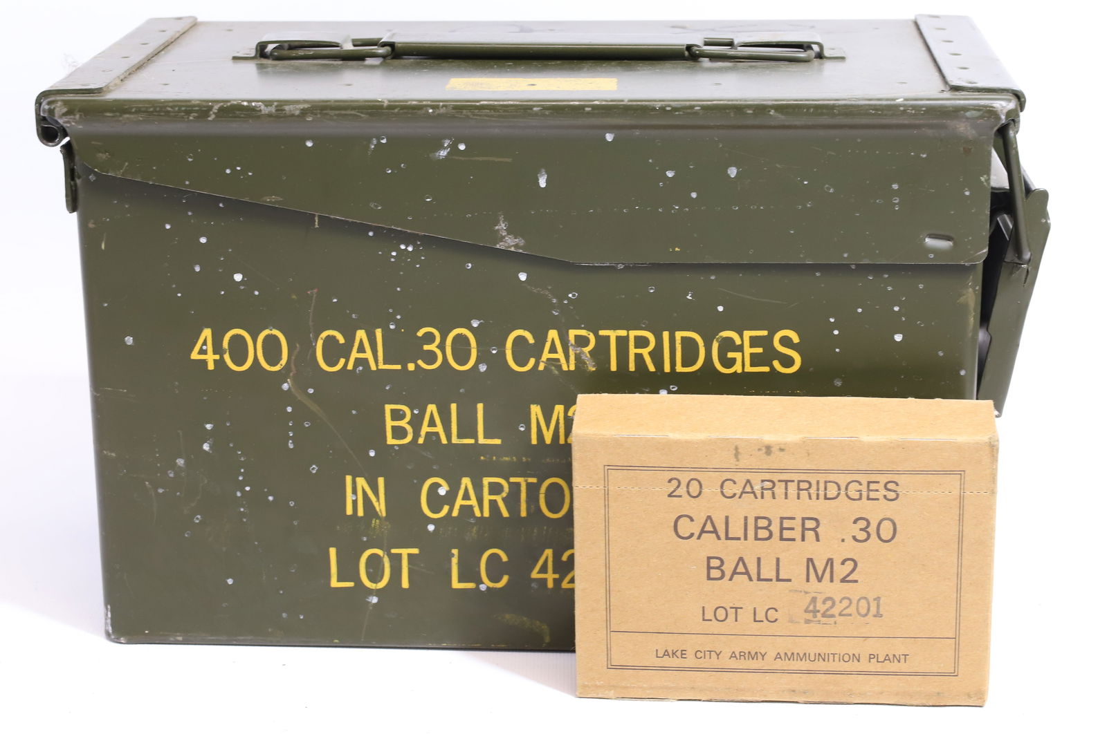 30-06 SPRINGFIELD AMMO: 400 ROUNDS APPROX. PLEASE READ CAREFULLY BEFORE BIDDING. ALL PAYMENTS MUST BE MADE BEFORE ITEMS CAN BE SHIPPED. BUYERS CAN PAY VIA LIVE AUCTIONEERS PAYMENT CENTER IF HAVING ITEMS SHIPPED OR WITH CASH,