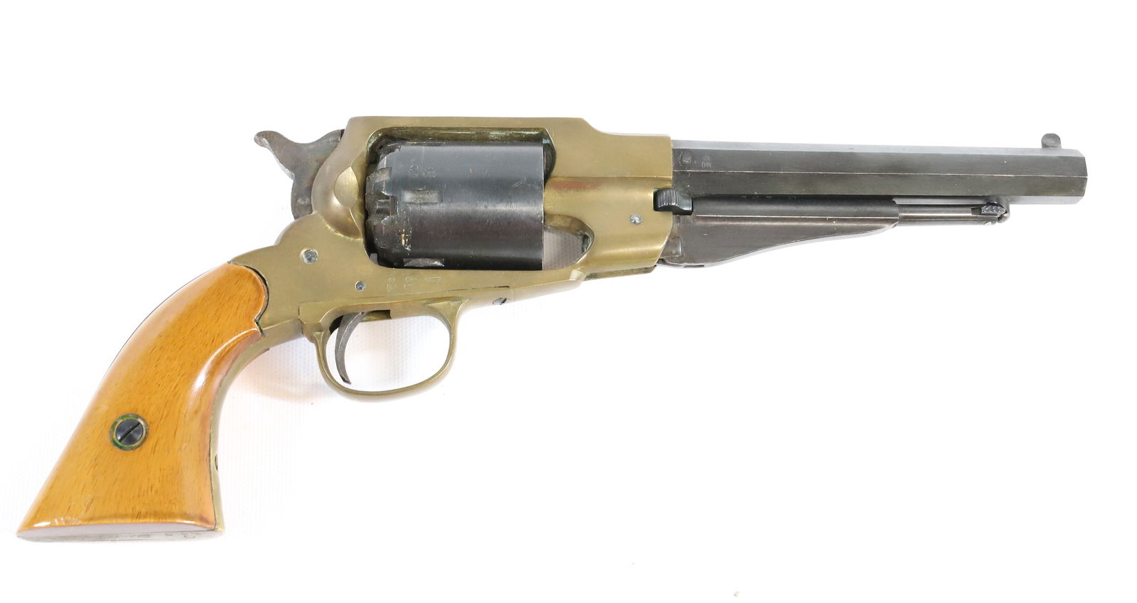 ITALIAN BLACK POWDER PERCUSSION REVOLVER (1 of 10)