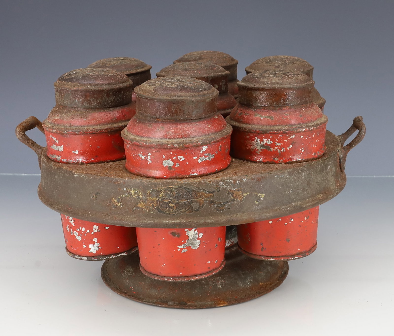 PAINTED METAL SPICE SET (1 of 4)