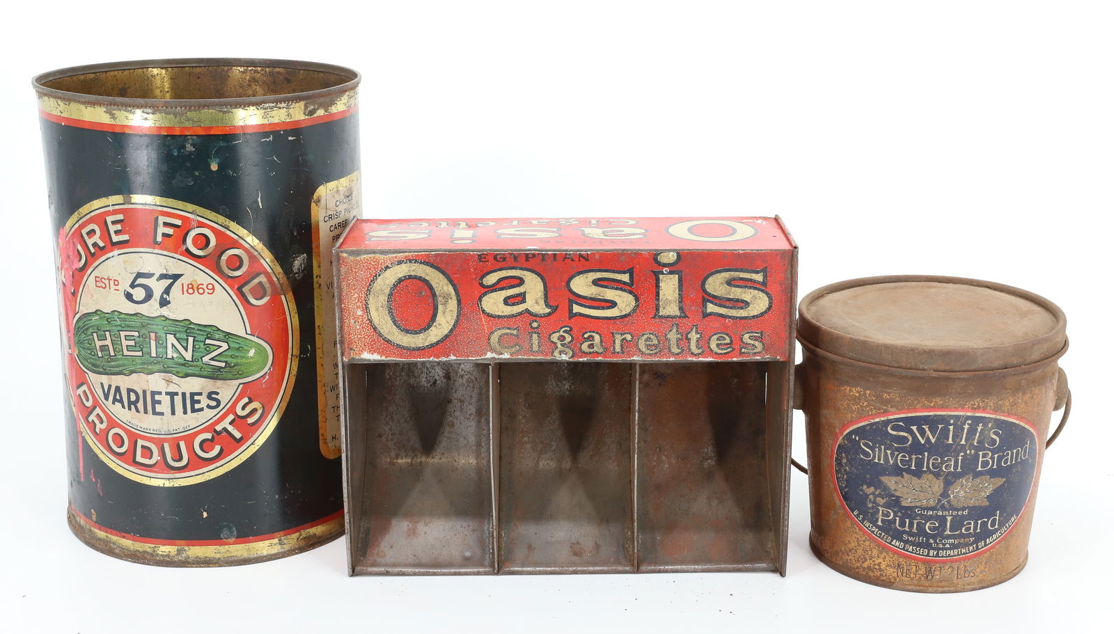 OASIS CIGARETTE DISPLAY AND ADVERTISING TINS (1 of 5)