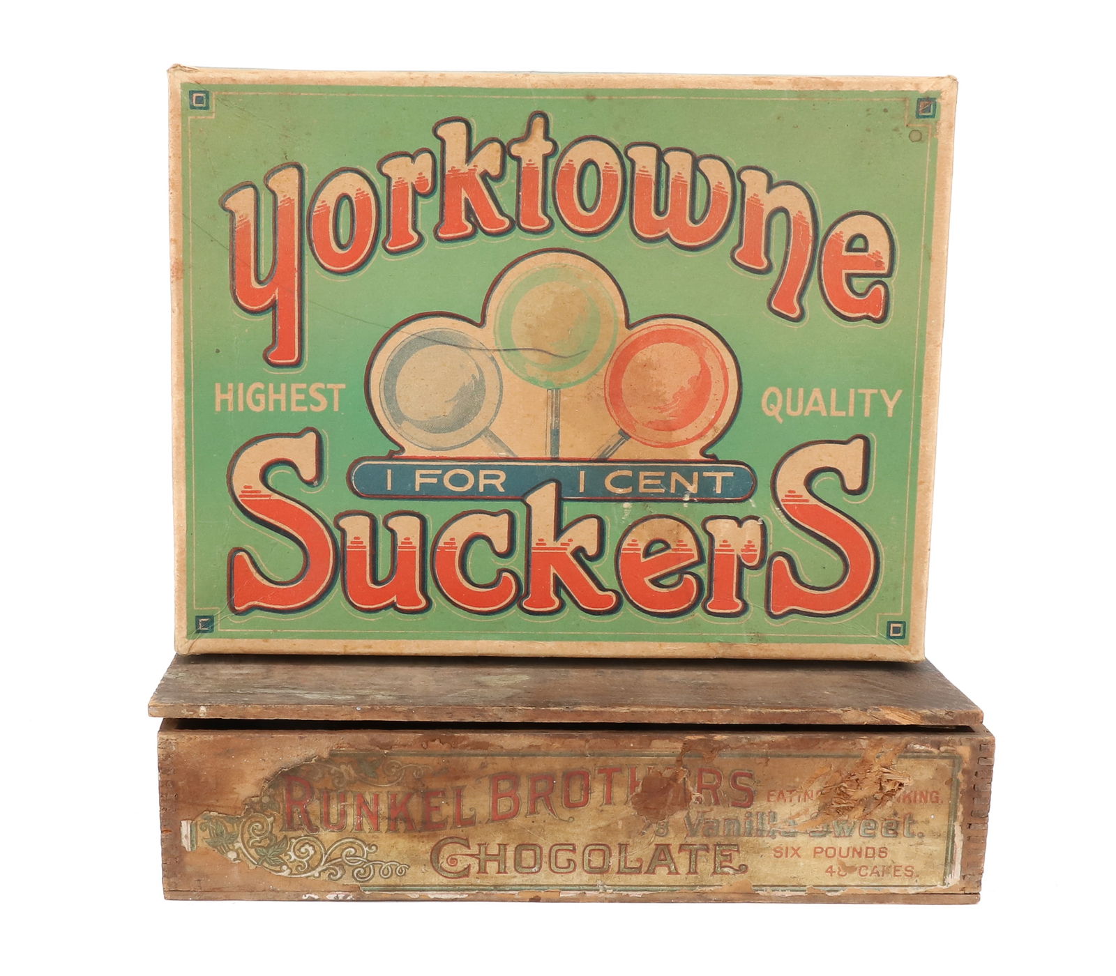(2) VINTAGE ADVERTISING BOXES (1 of 7)