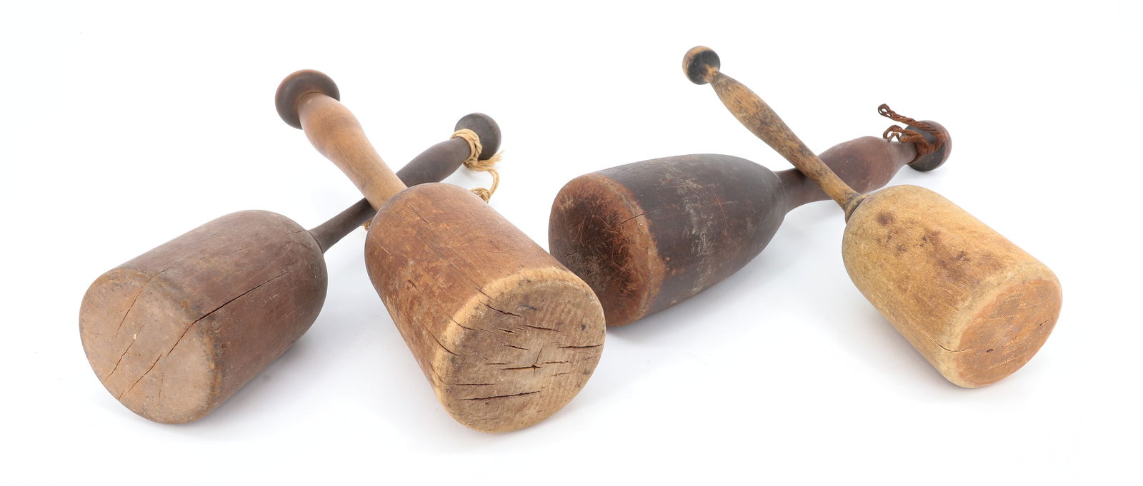 (4) WOODEN POTATO MASHERS (1 of 2)
