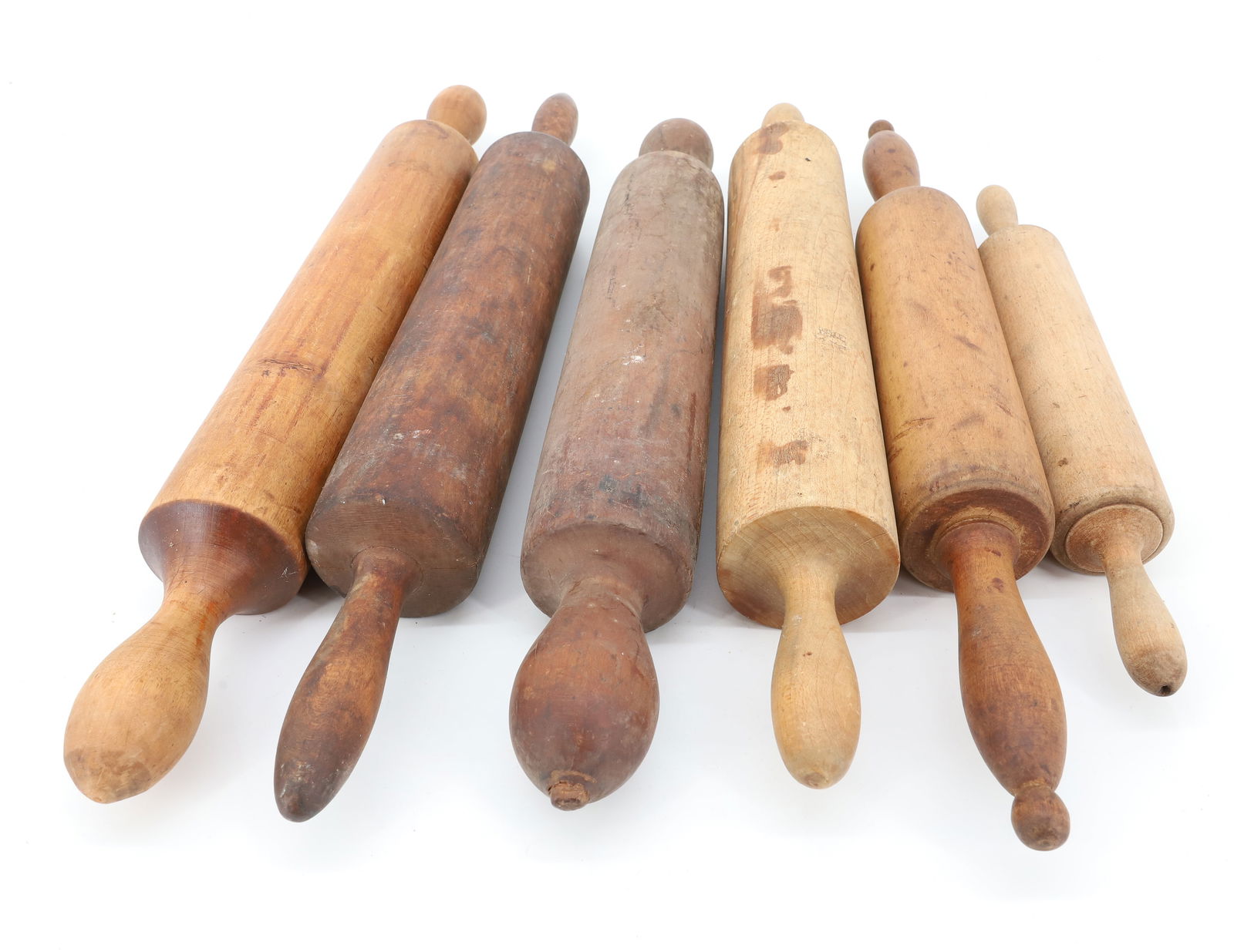 LOT OF WOODEN ROLLING PINS (1 of 2)