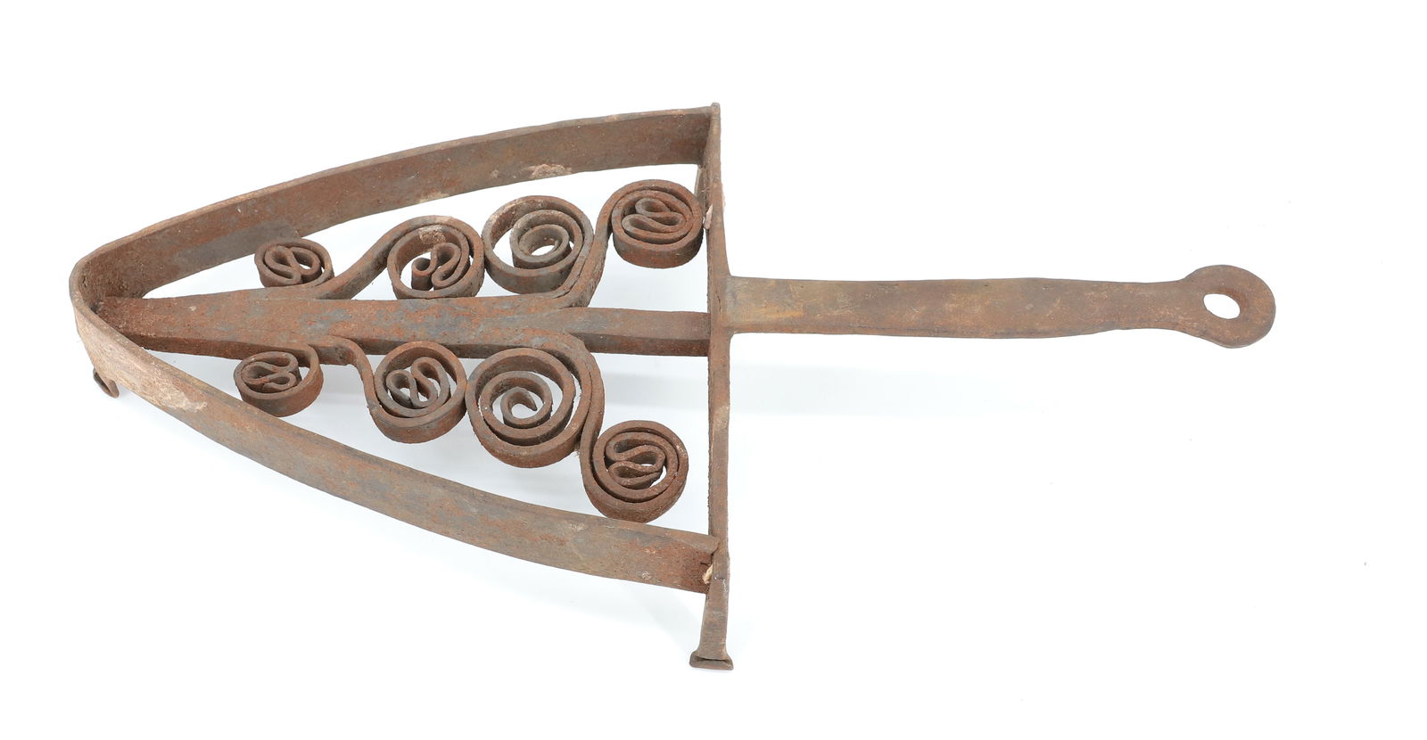EARLY WROUGHT IRON TRIVET (1 of 2)