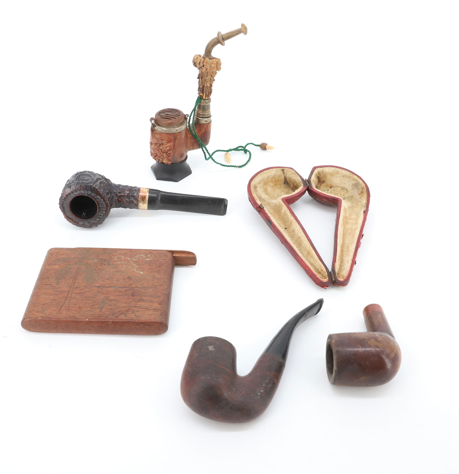 LOT OF VINTAGE SMOKING PIPES (1 of 5)