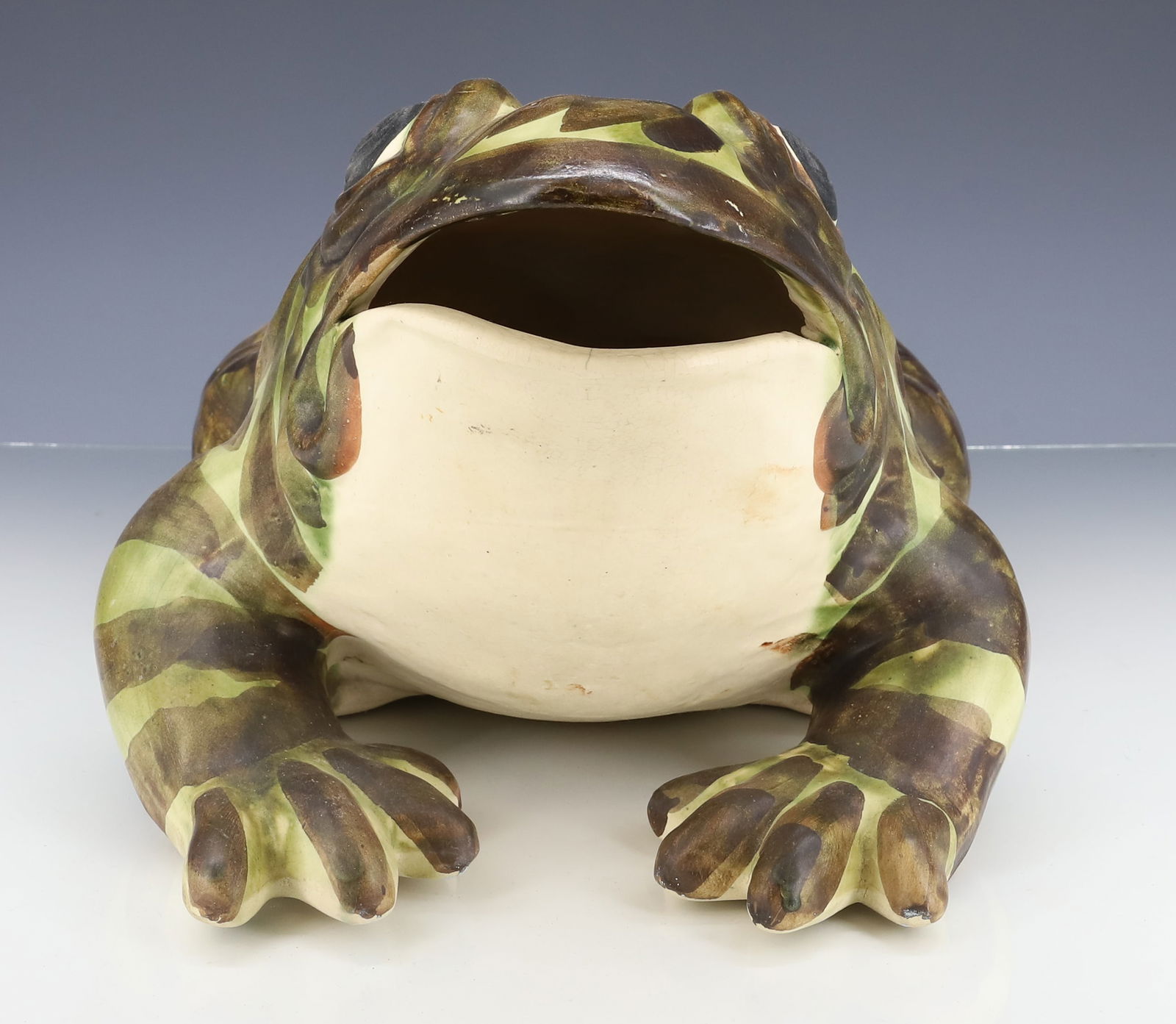 LARGE POTTERY FROG - 2
