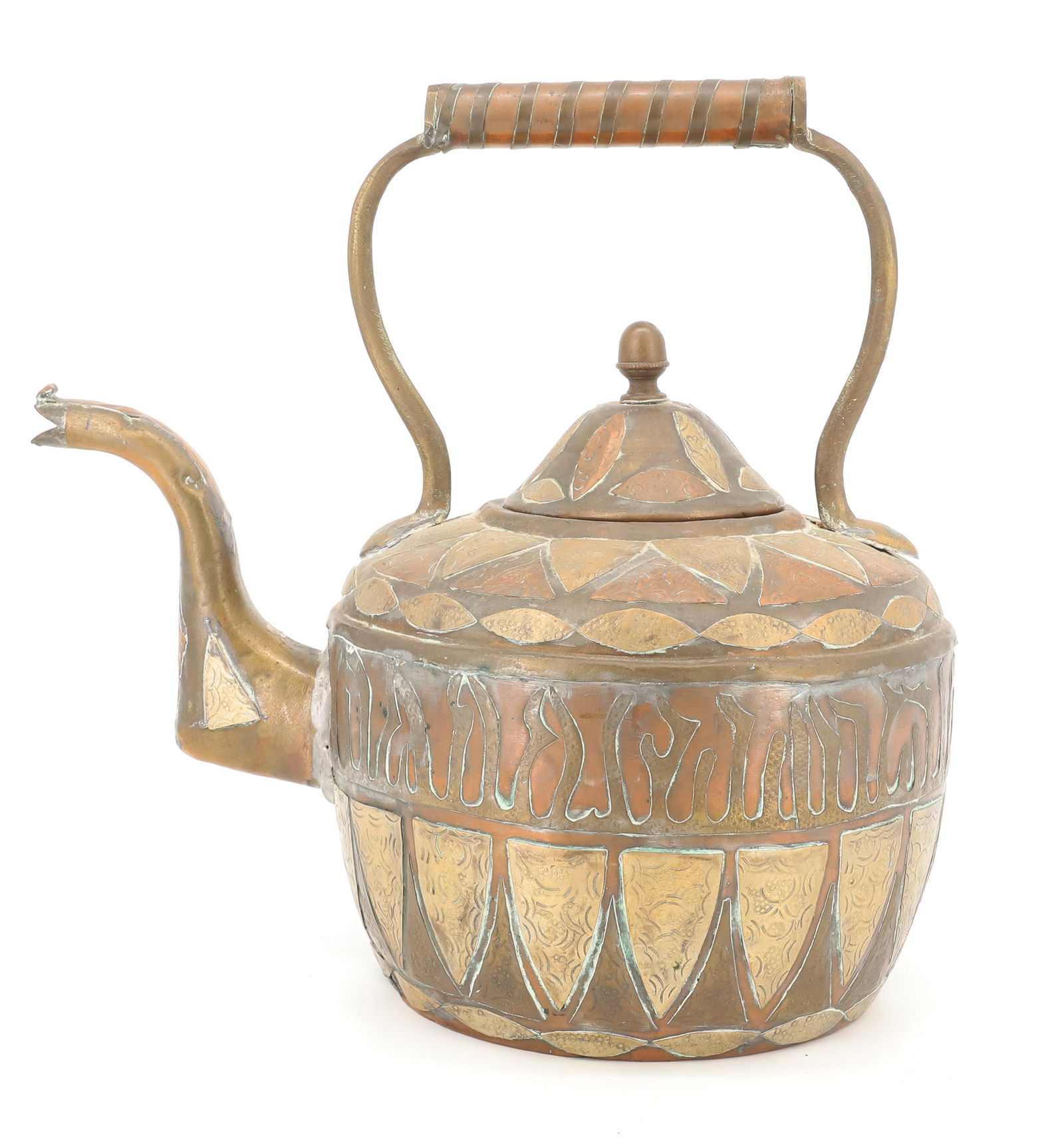 BRASS / COPPER TEAPOT (1 of 6)