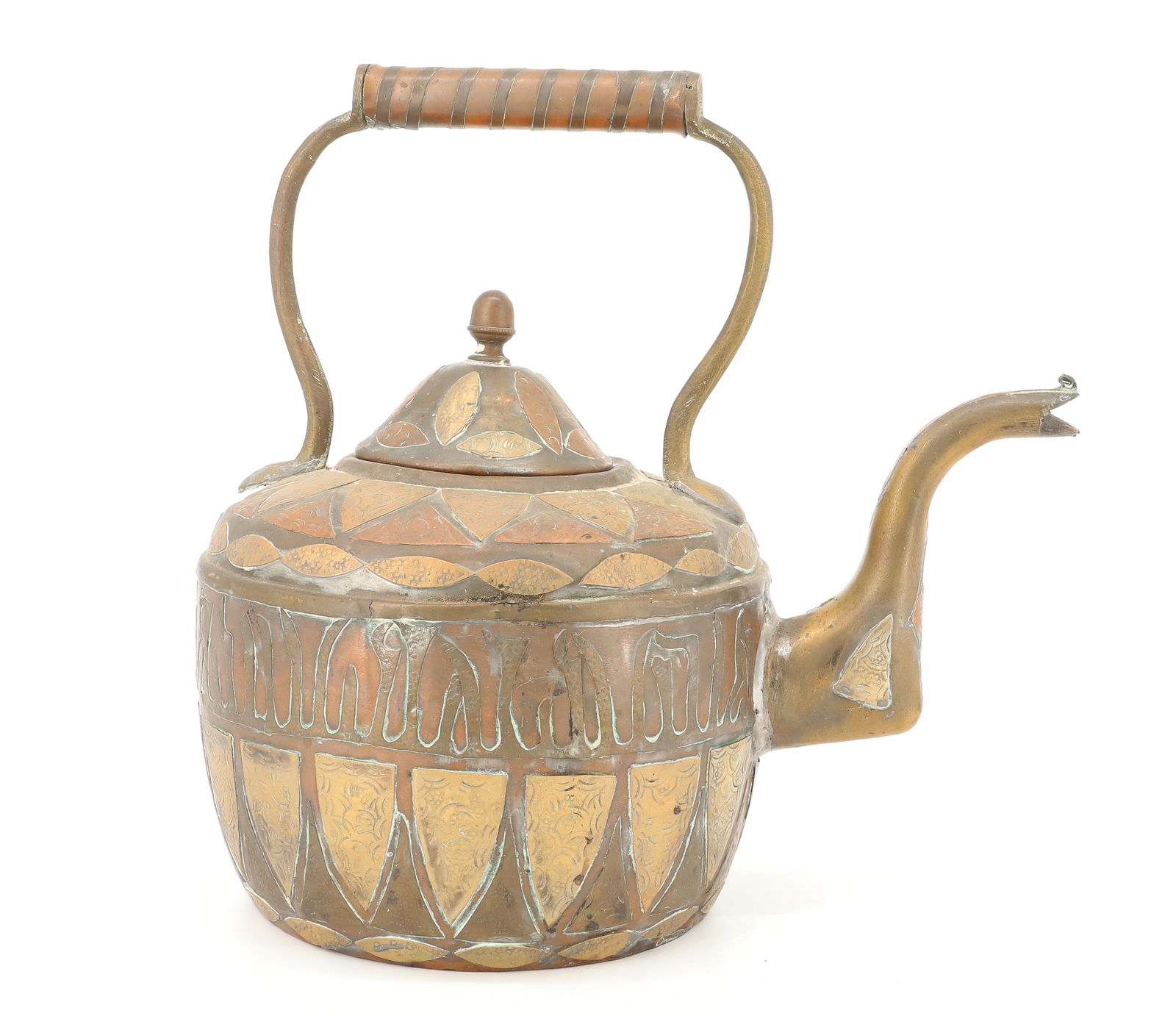 BRASS / COPPER TEAPOT - 3