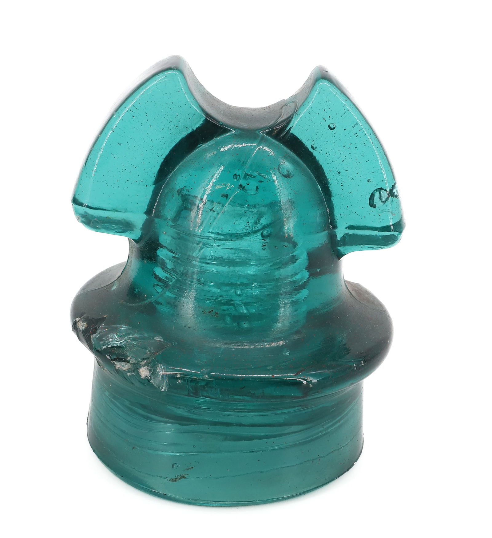 (2) GLASS "CABLE" INSULATORS - 3