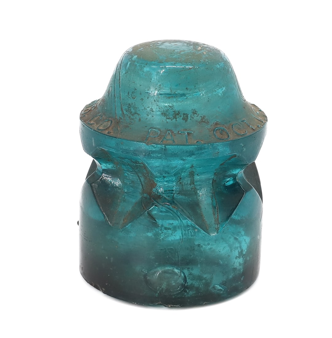 CHICAGO INSULATING COMPANY GLASS INSULATOR (1 of 5)