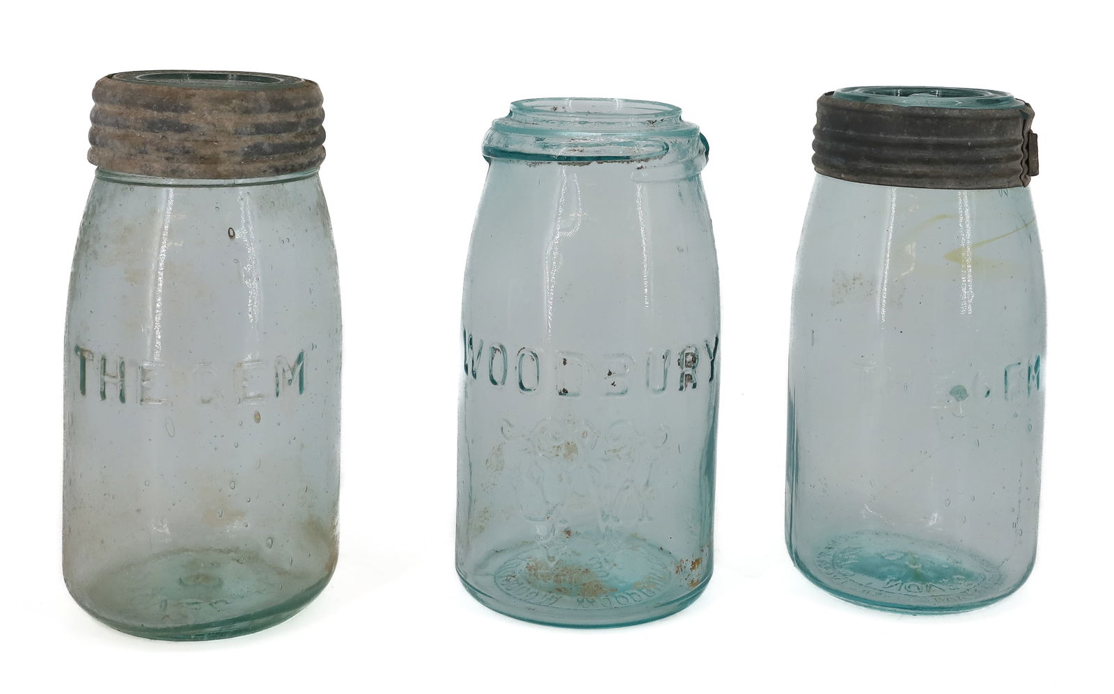WOODBURY AND "THE GEM" FRUIT JARS (1 of 6)