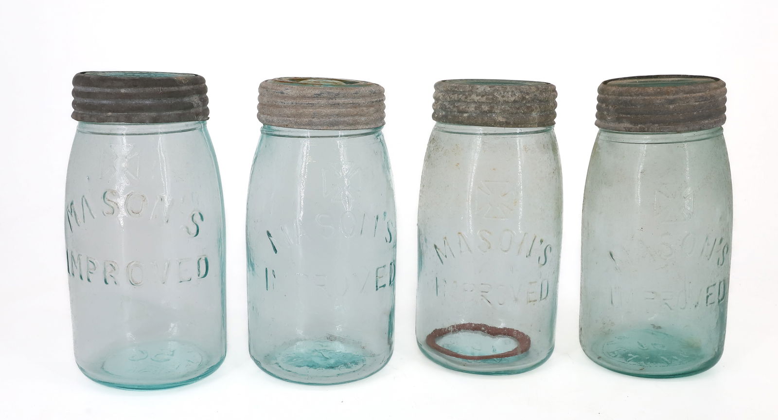 (4) MASON'S IMPROVED FRUIT JARS (1 of 6)