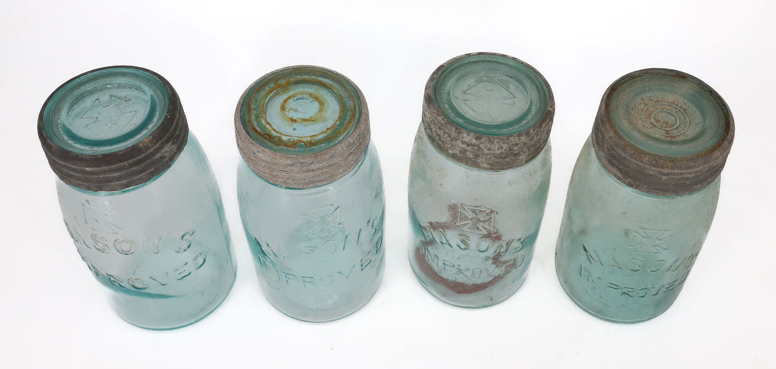 (4) MASON'S IMPROVED FRUIT JARS - 3