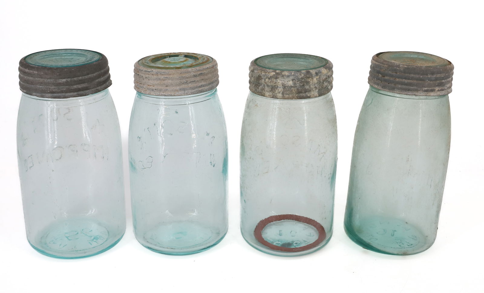 (4) MASON'S IMPROVED FRUIT JARS - 4