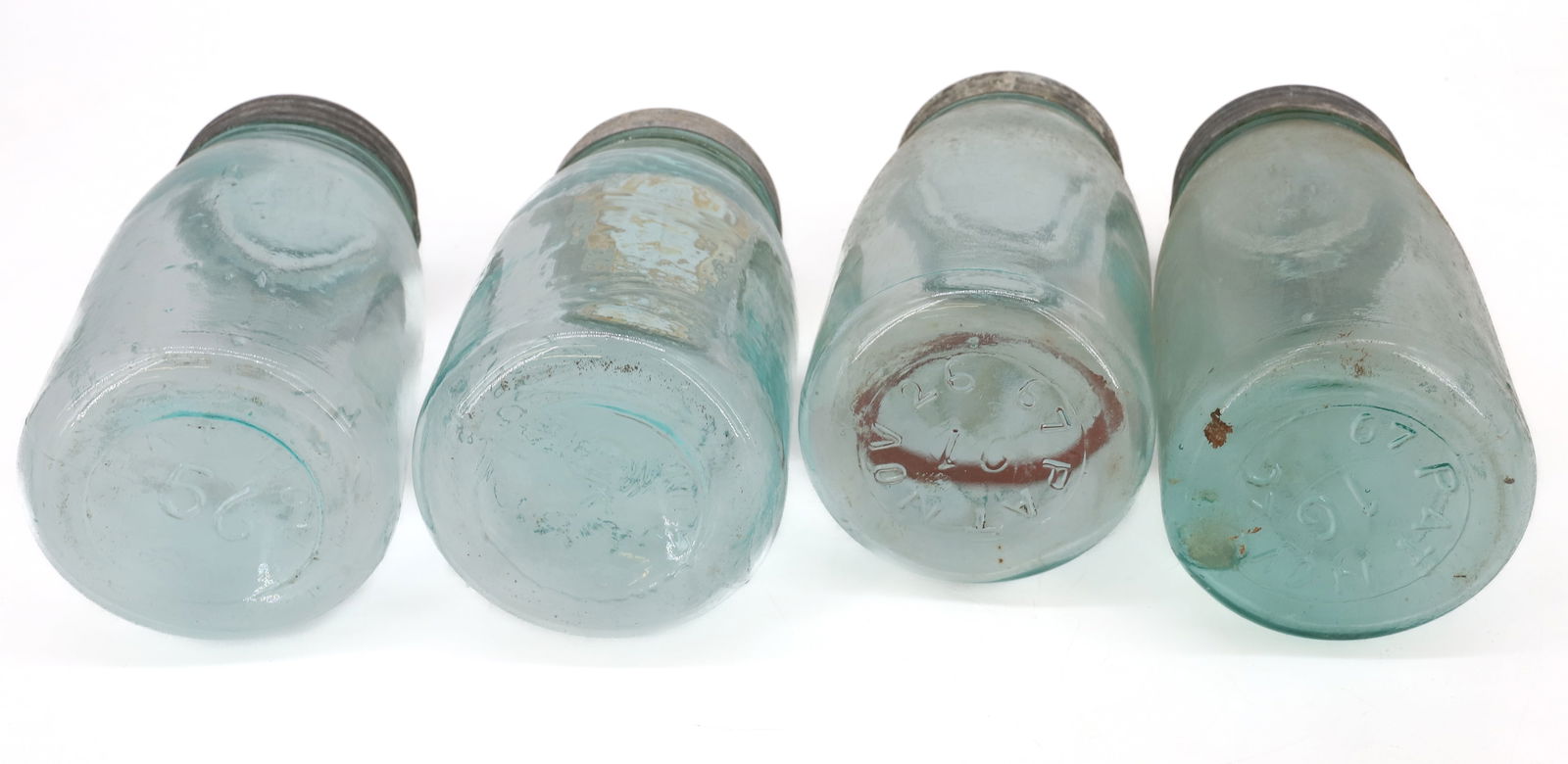 (4) MASON'S IMPROVED FRUIT JARS - 5