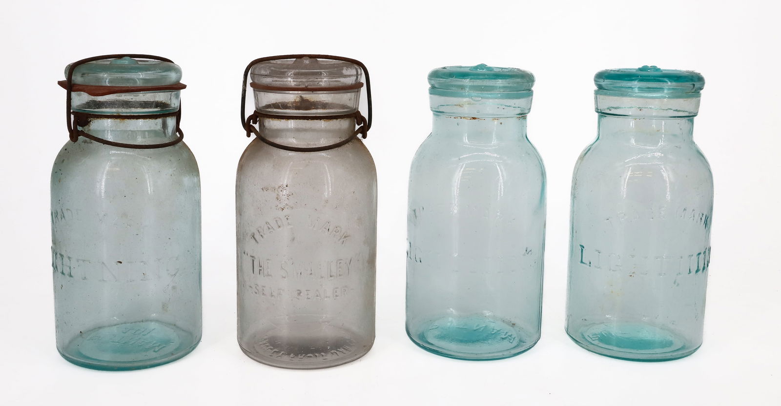 LOT OF "LIGHTNING" FRUIT JARS (1 of 6)
