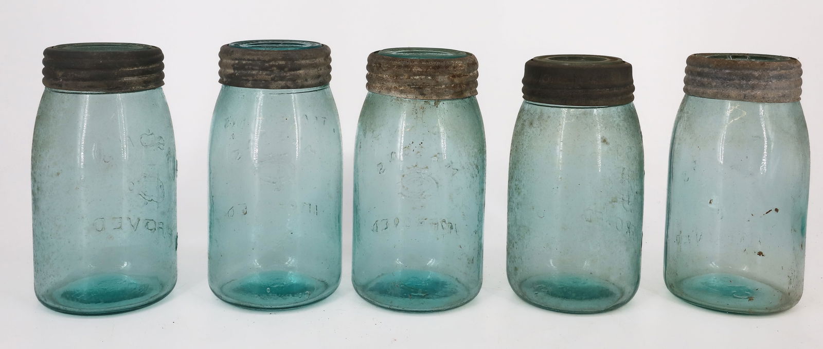 (4) MASON'S IMPROVED FRUIT JARS - 3
